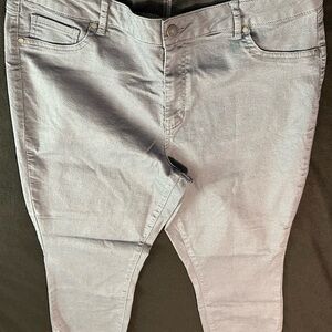 d. jeans Women's Straight Leg Gray Jeans